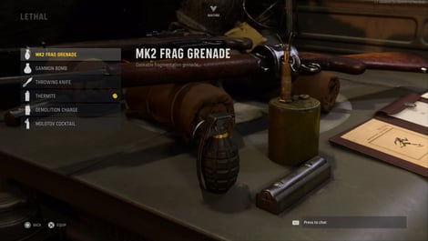 Vanguard lethal frag grenade