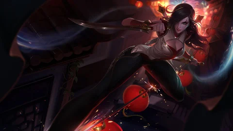 Warring kingdoms katarina splash art