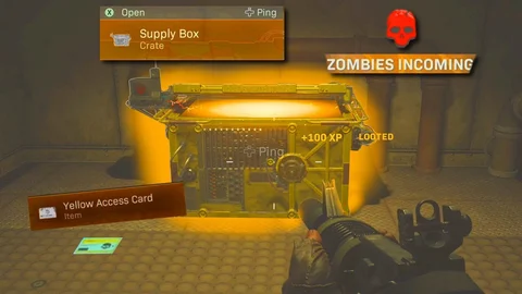 Warzone yellow access card