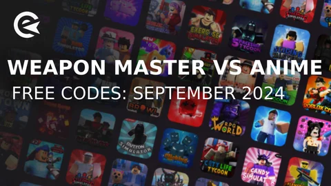 Weapon master vs anime codes september 2024