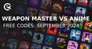 Weapon master vs anime codes september 2024