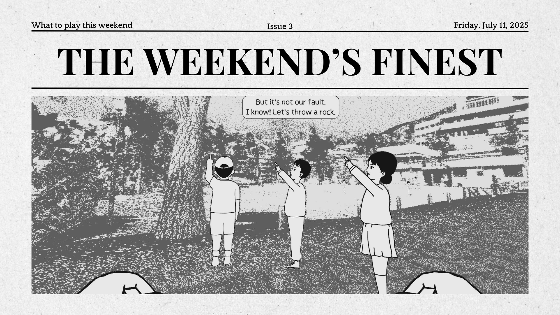 Weekends finest 3 header