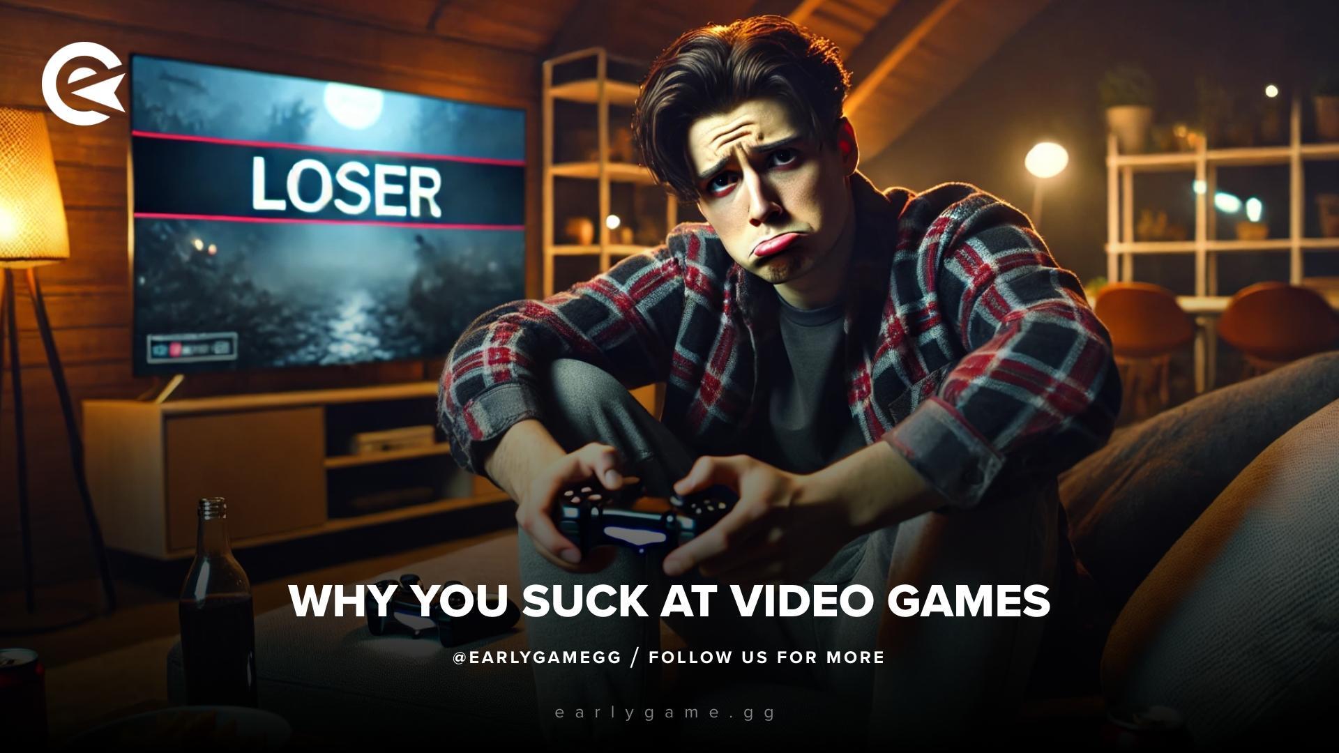 Why You Suck At Video Games EarlyGame Why You Suck At Video Games 