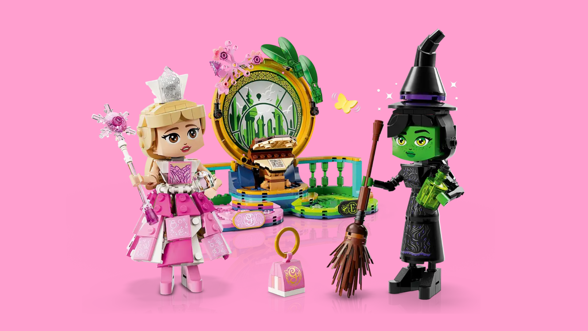 Wicked lego glinda elphaba set