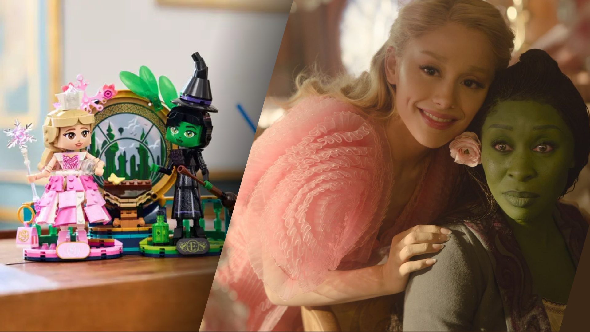 Wicked lego glinda elphaba