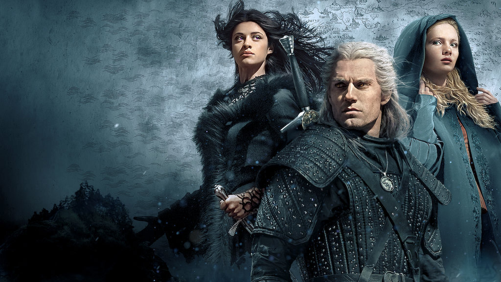 Yennefer, Ciri and Geralt form Netflix' The Witcher series