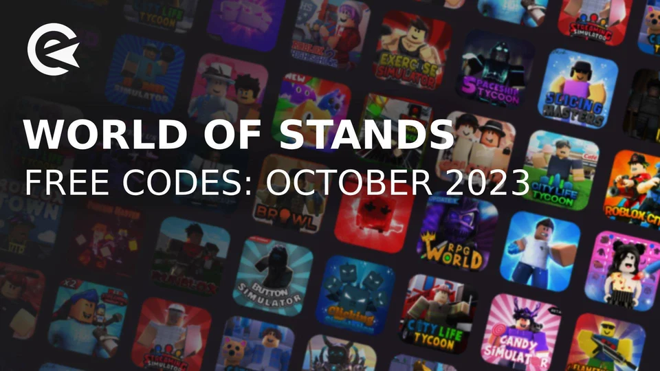 World of Stands codes (October 2023) - Free goodies and arrows