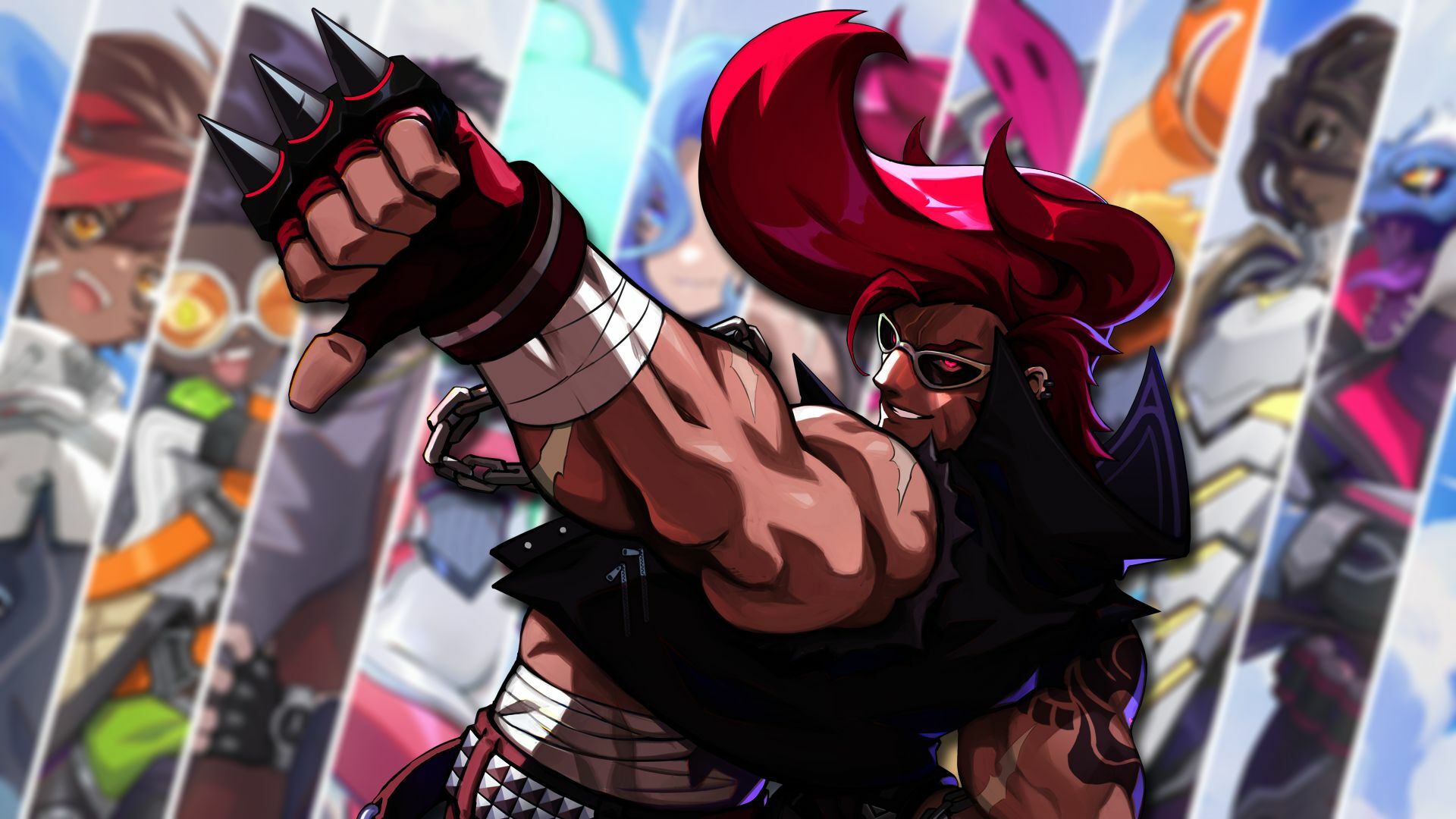 X character art omega strikers