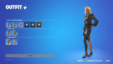 Yellow diamond style fortnite