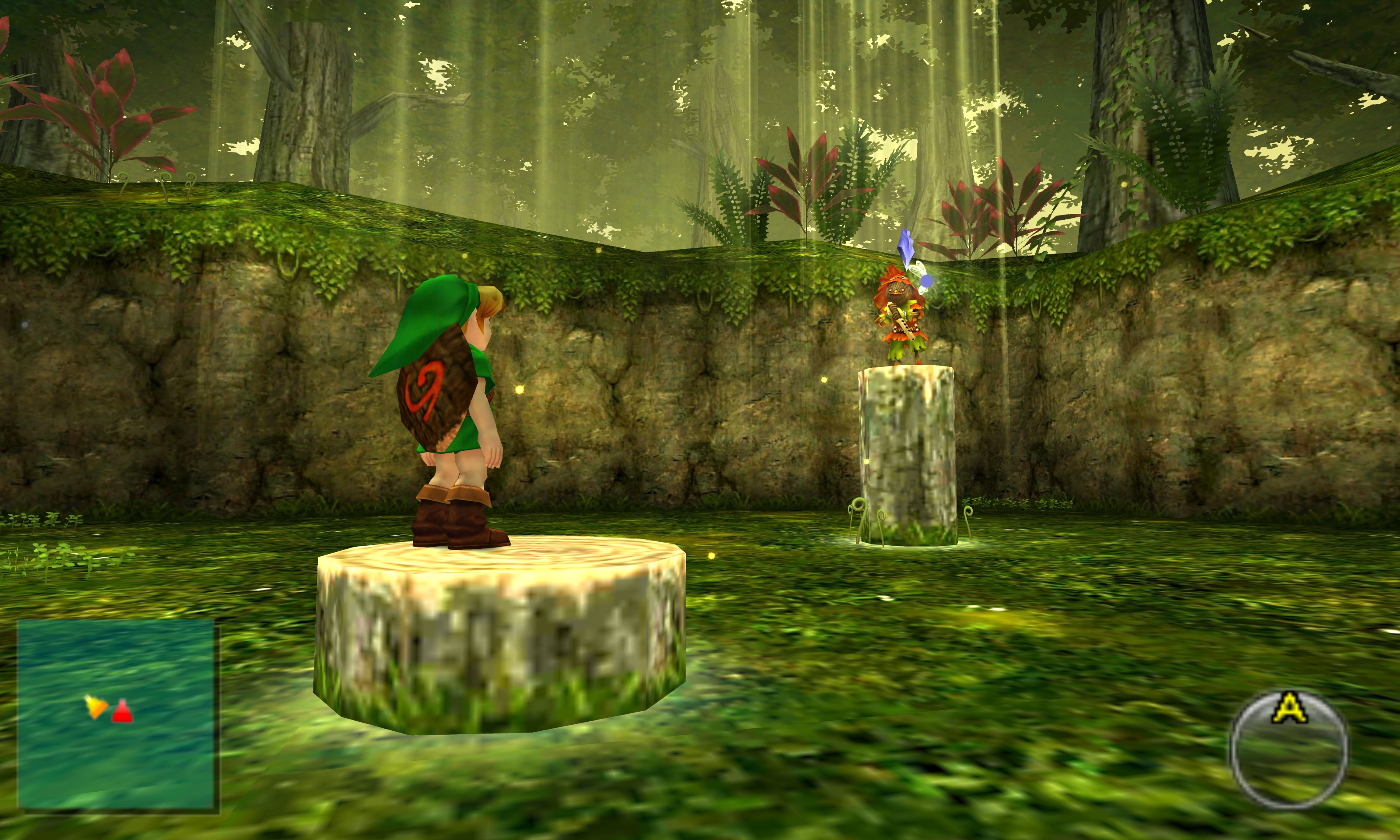 Zelda ocarina of time horror kid