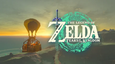 Zelda totk logo background