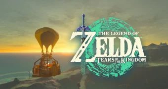 Zelda totk logo background