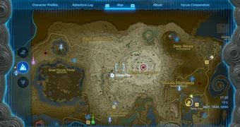 Zelda totk map